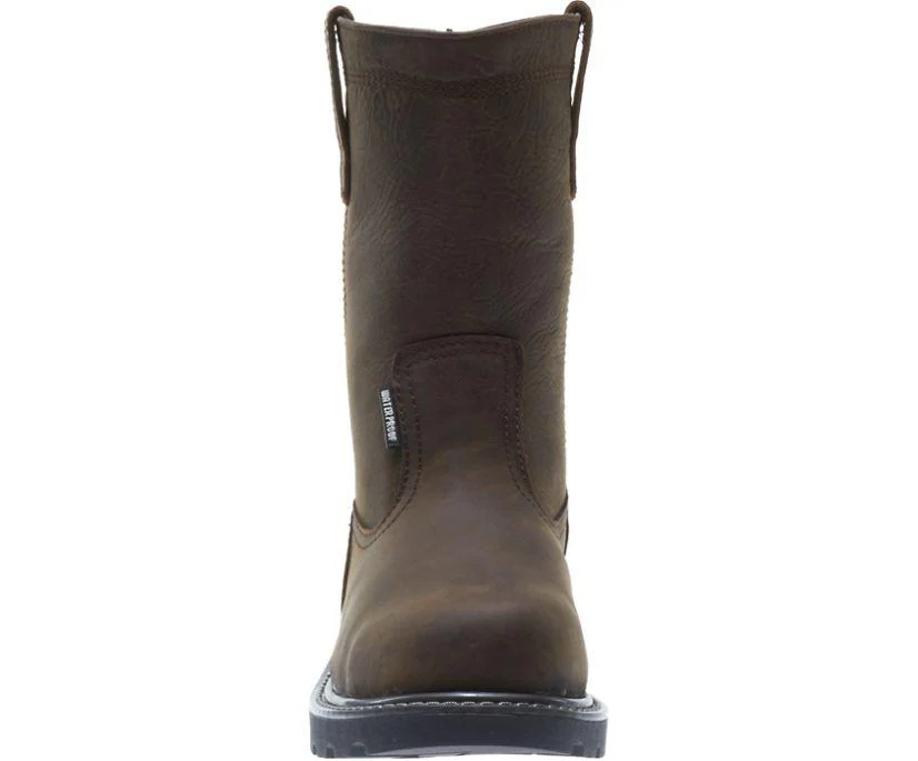 Wolverine Men's Floorhand Wellington Brown Waterproof Steel Toe Work Boots W10680 - Image 6