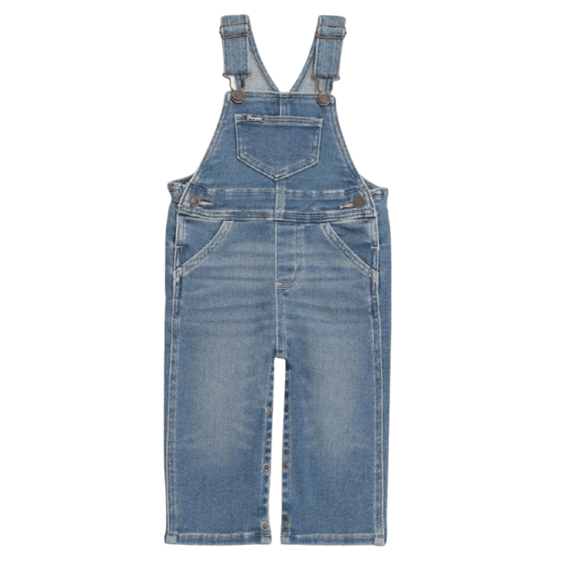 Wrangler Baby Girls Myra Light Wash Overalls 112338913