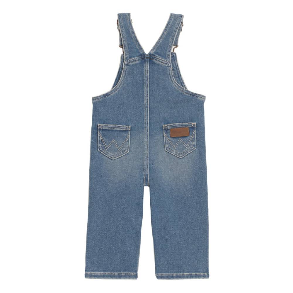 Wrangler Baby Girls Myra Light Wash Overalls 112338913 - Image 2