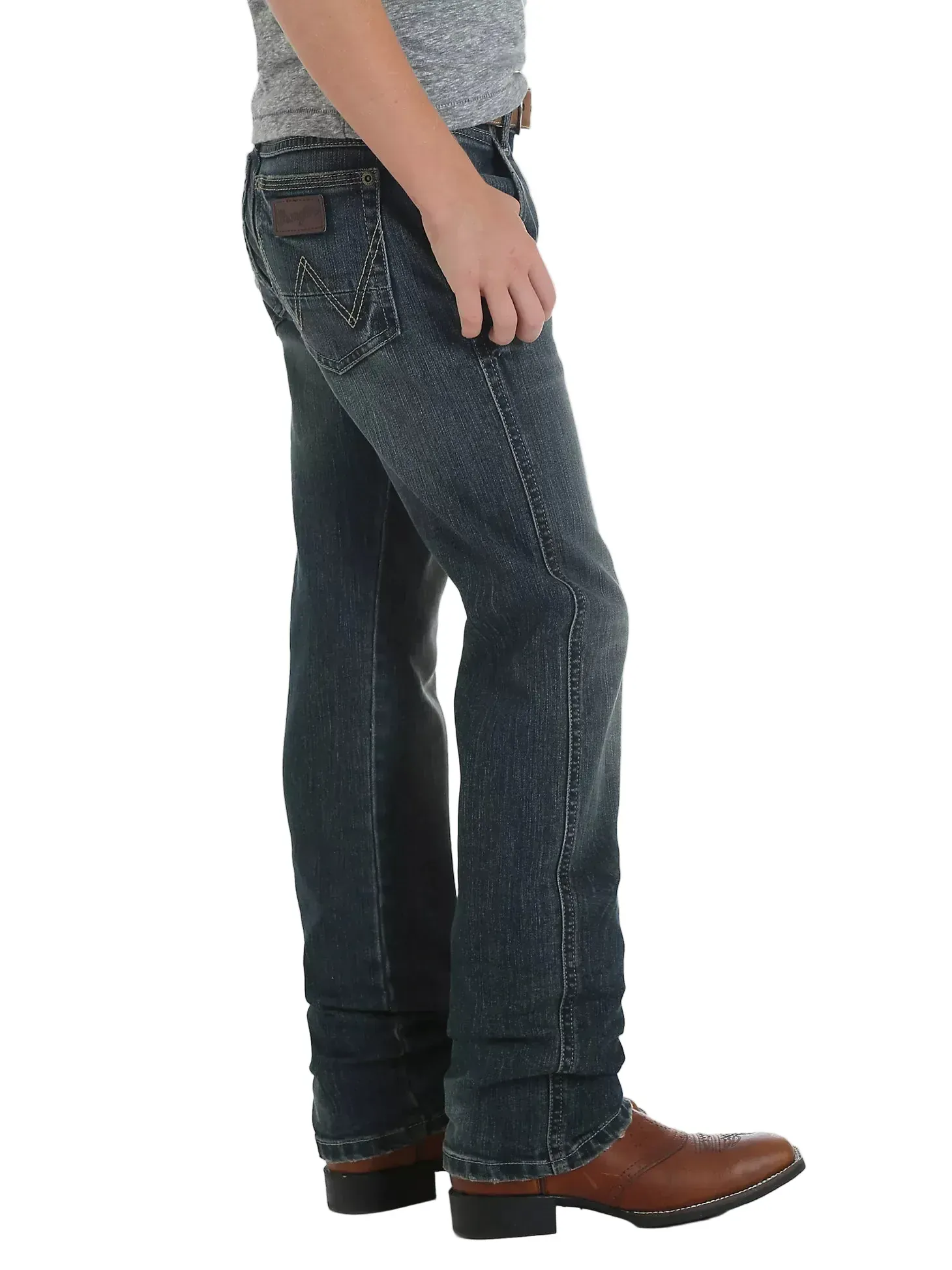 Wrangler Boy's Jerome Retro Slim Straight Jeans 88BWZJM - Image 2