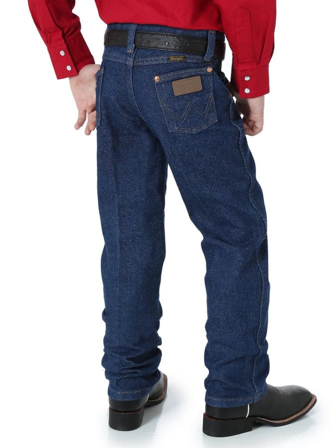 Wrangler Boys Prewashed Indigo Cowboy Cut Original Fit Jeans 13MWZBP - Image 2
