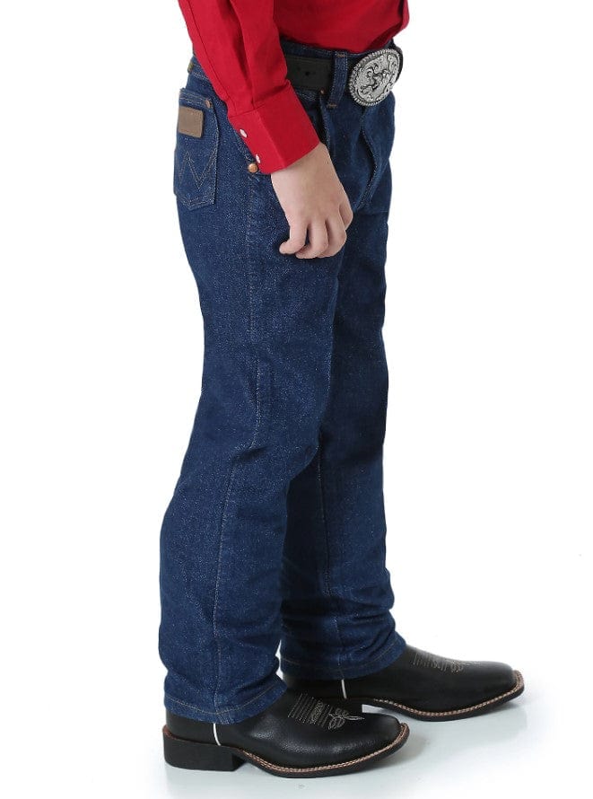 Wrangler Boys Prewashed Indigo Cowboy Cut Original Fit Jeans 13MWZBP - Image 3
