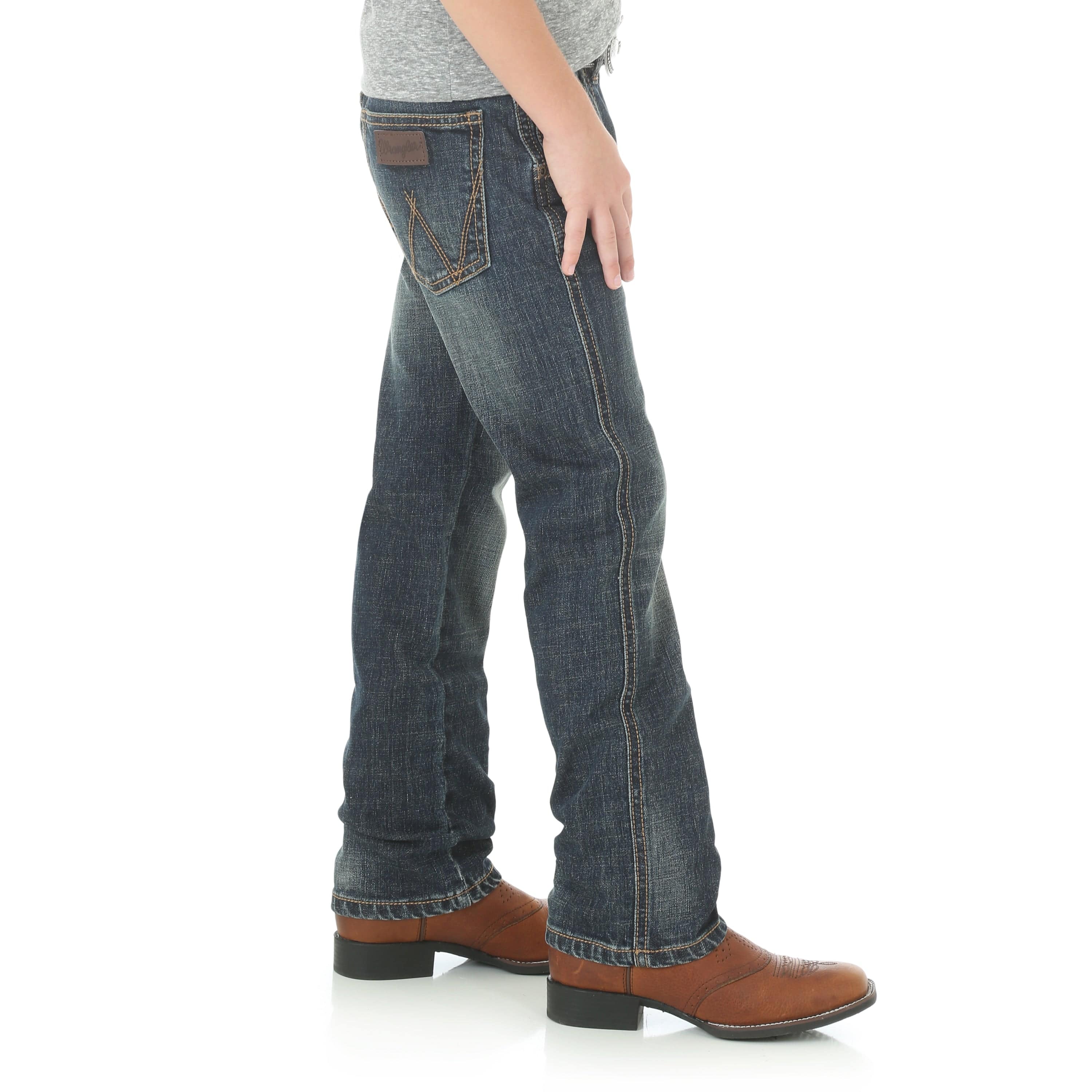 Wrangler Boys Retro Bozeman Slim Straight Jeans 88JWZBZ - Image 3