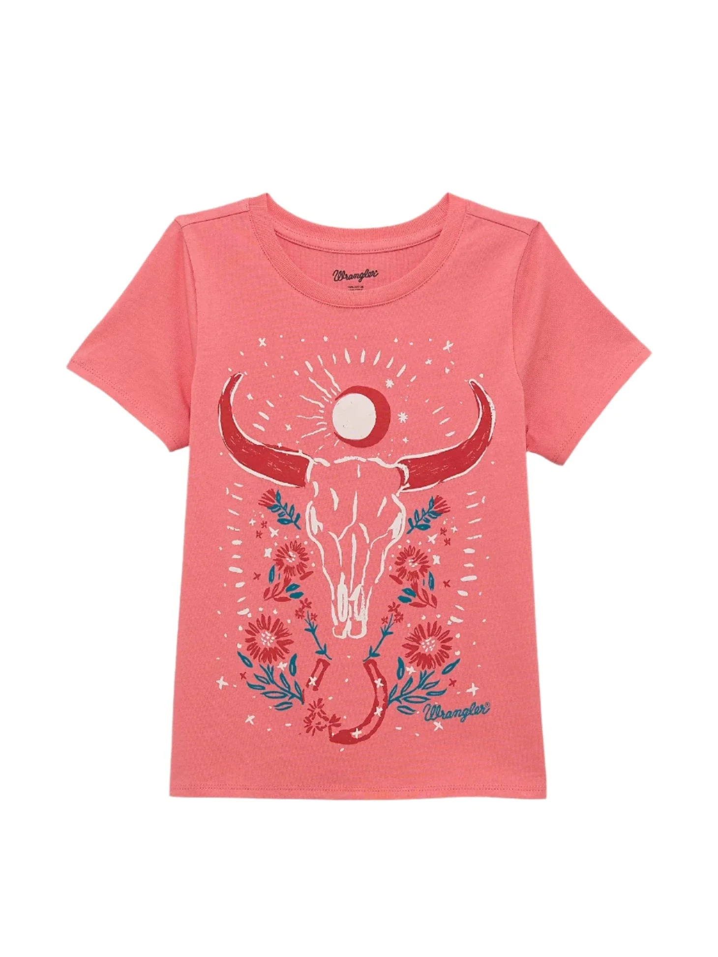 Wrangler Girl's Red Western Graphic T Shirt 112364274