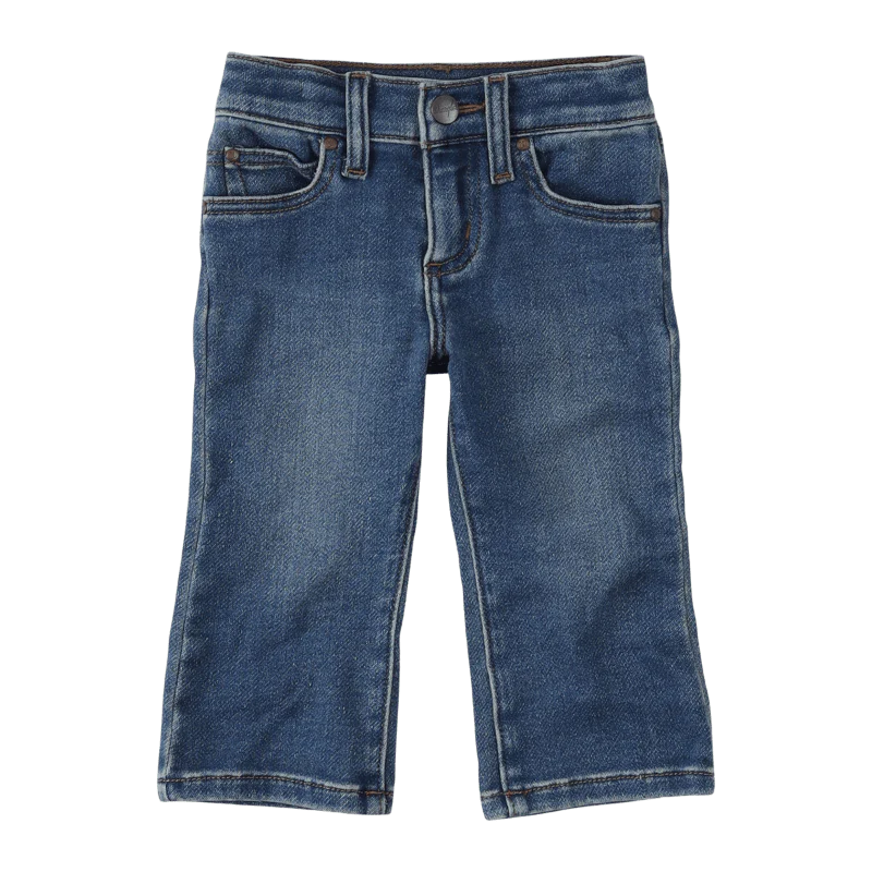 Wrangler Baby Boys Stitched Pocket Ropin' Blue Bootcut Jean 112336776