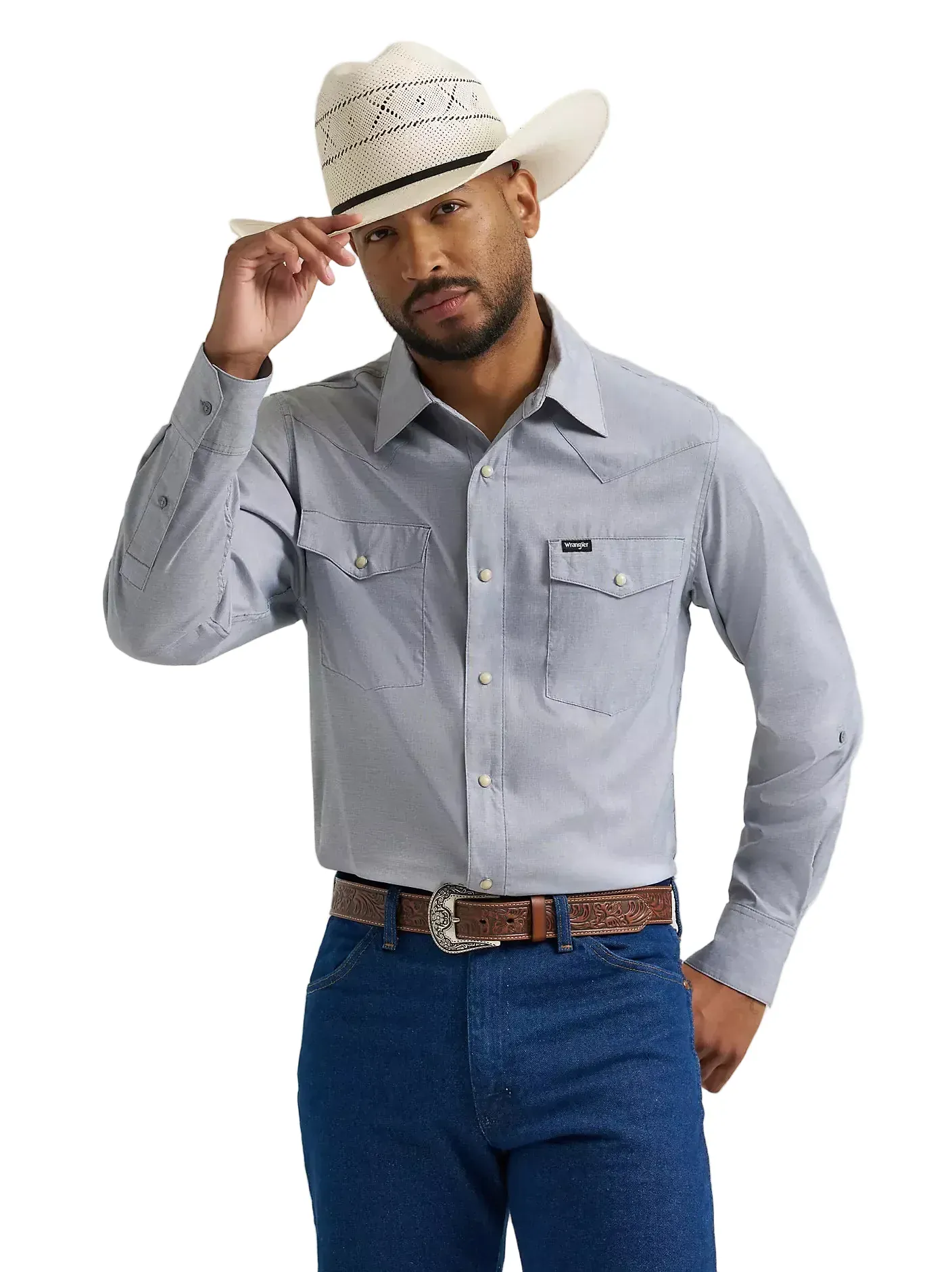 Wrangler Men's Bearing Sea All Terrain Drover Utility Shirt 112375151