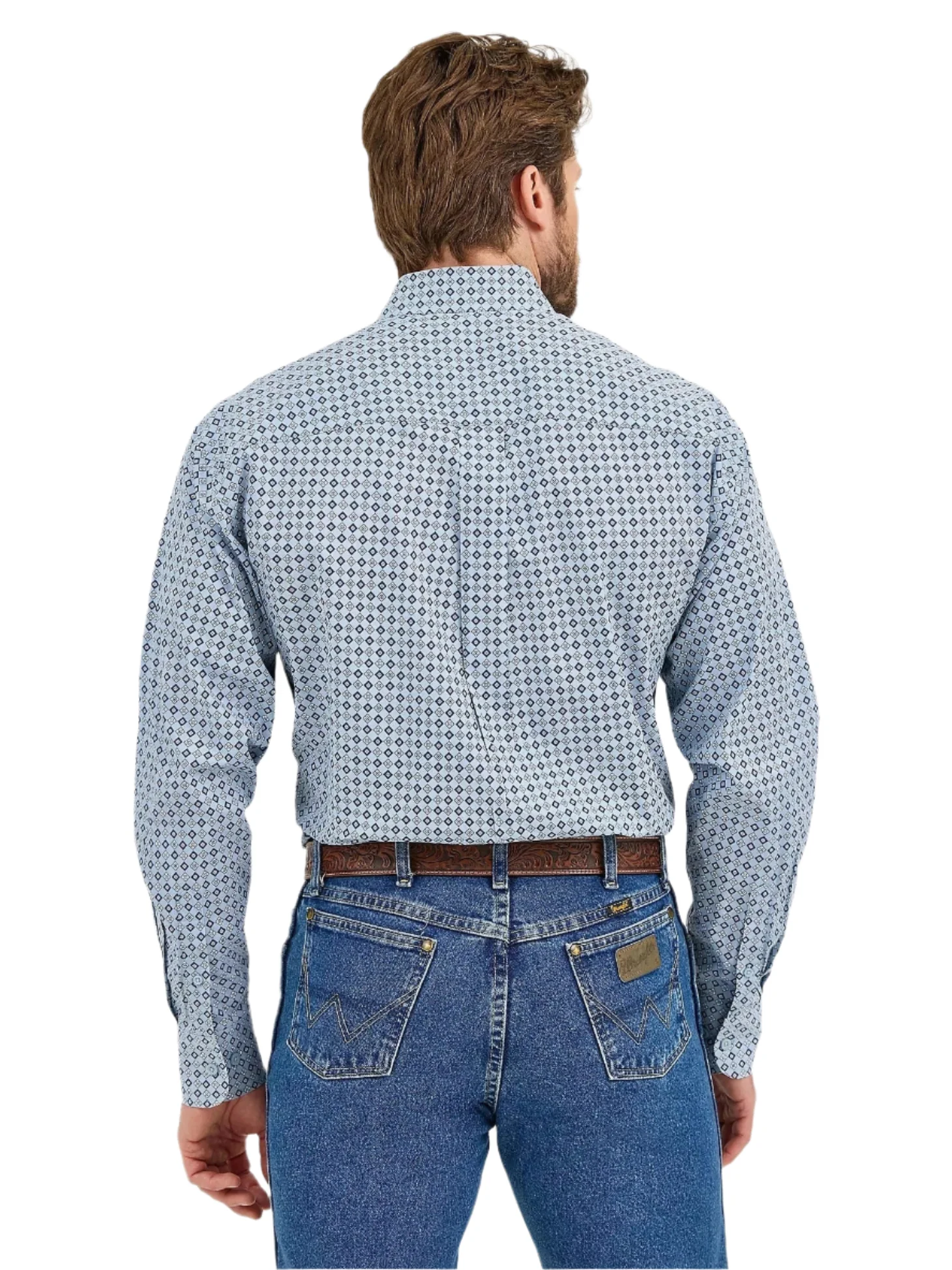 Wrangler Men's George Strait™ Long Sleeve Button Down Shirt 112359968 - Image 2