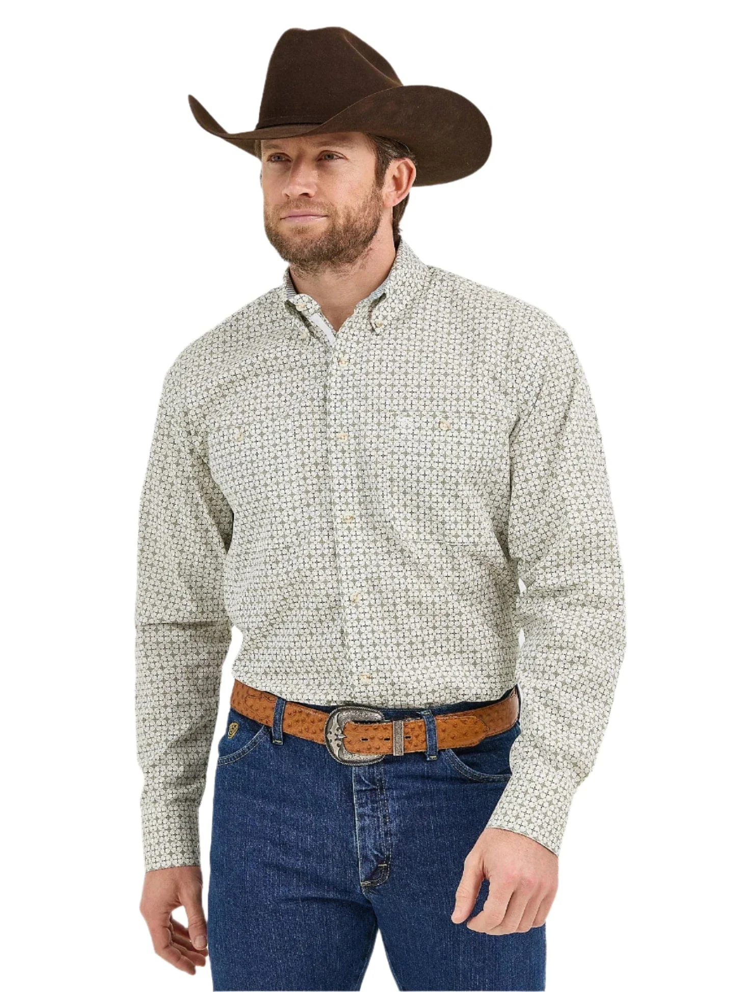 Wrangler Men's George Strait™ Long Sleeve Button Down Shirt 112359999