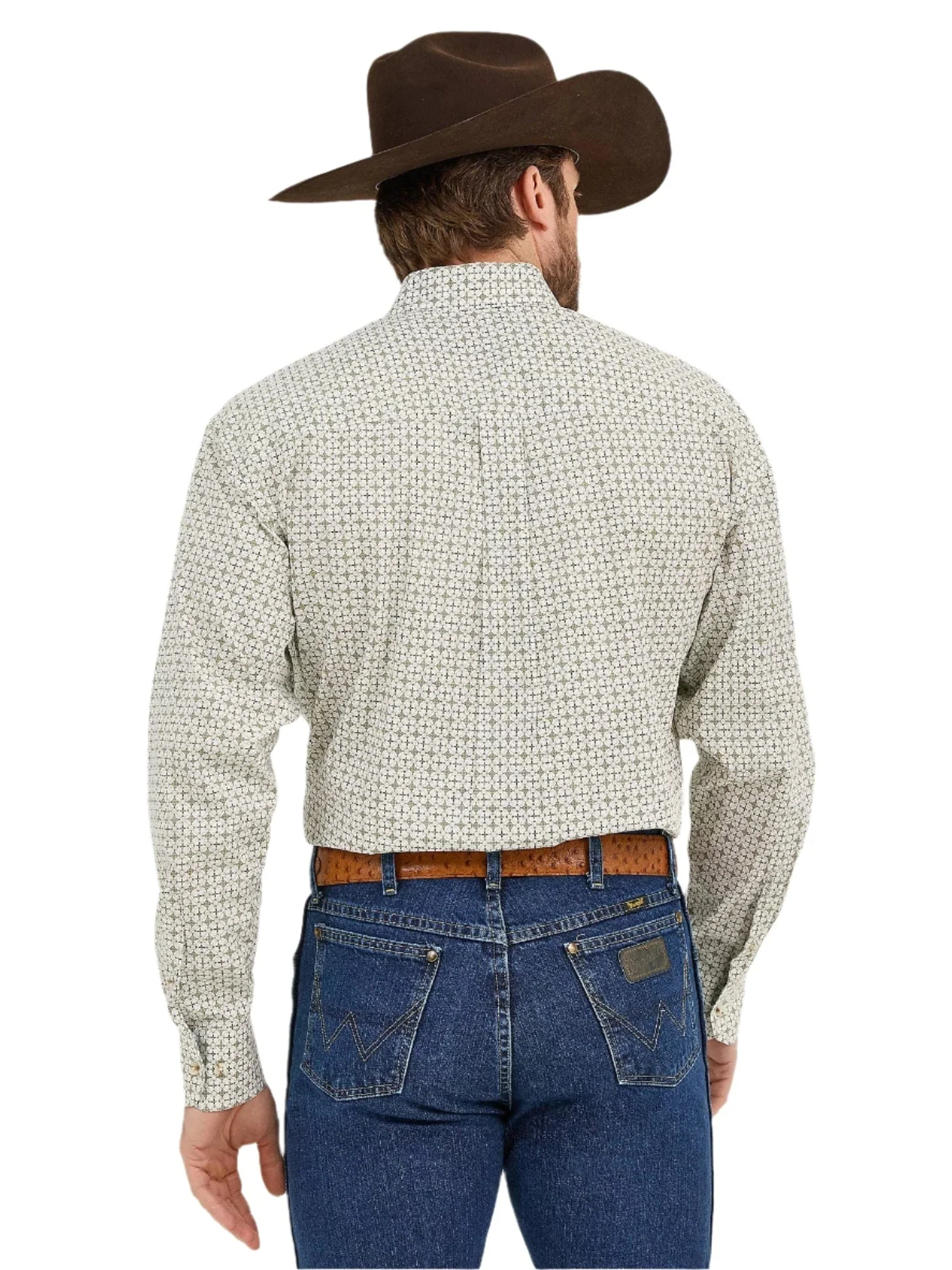 Wrangler Men's George Strait™ Long Sleeve Button Down Shirt 112359999 - Image 2