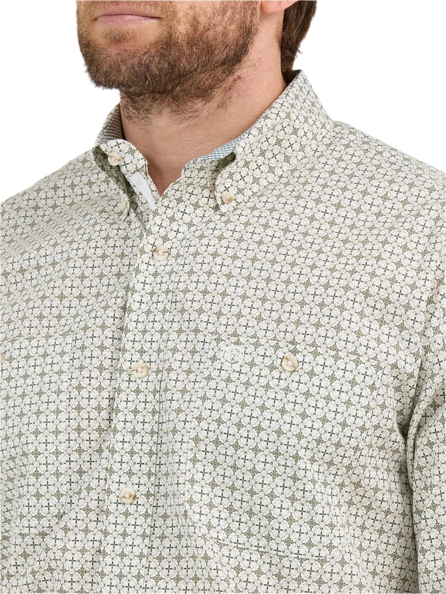 Wrangler Men's George Strait™ Long Sleeve Button Down Shirt 112359999 - Image 3