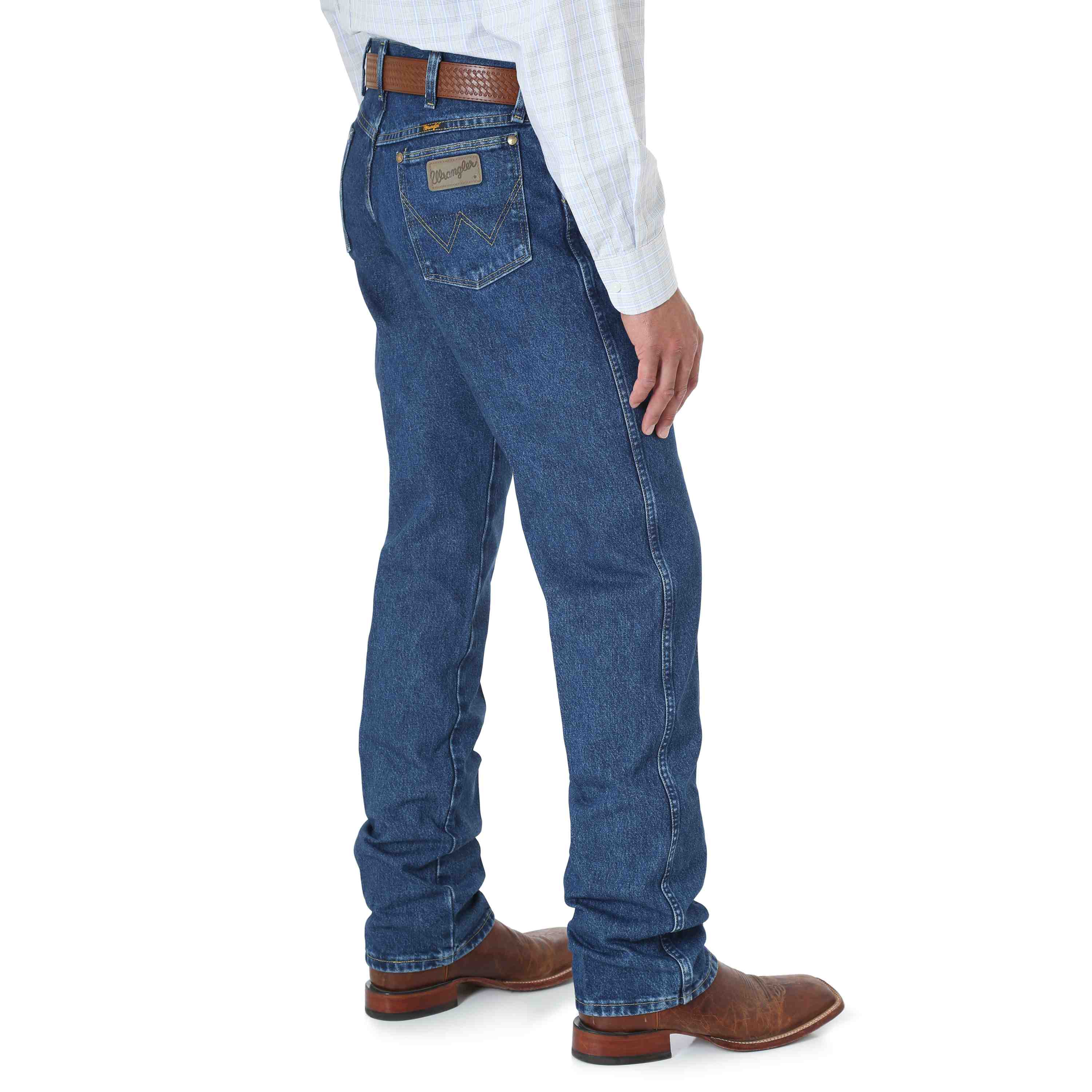 Wrangler Men's George Strait Heavyweight Stone Denim Cowboy Cut Original Fit Jeans 13MGSHD - Image 4