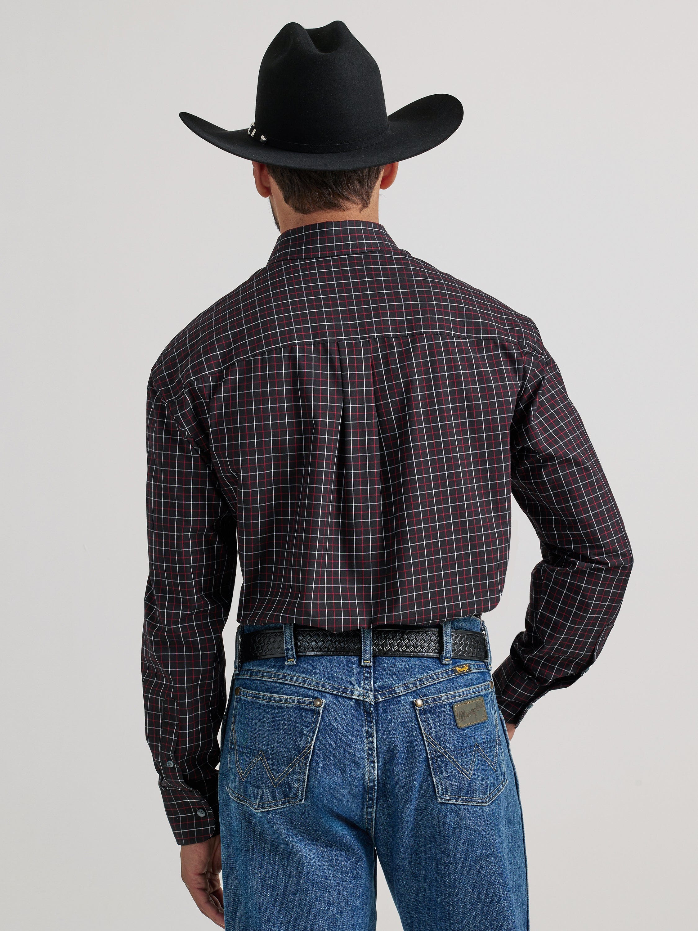 Wrangler Men's George Strait Long Sleeve Button Down Shirt 112338093 - Image 2