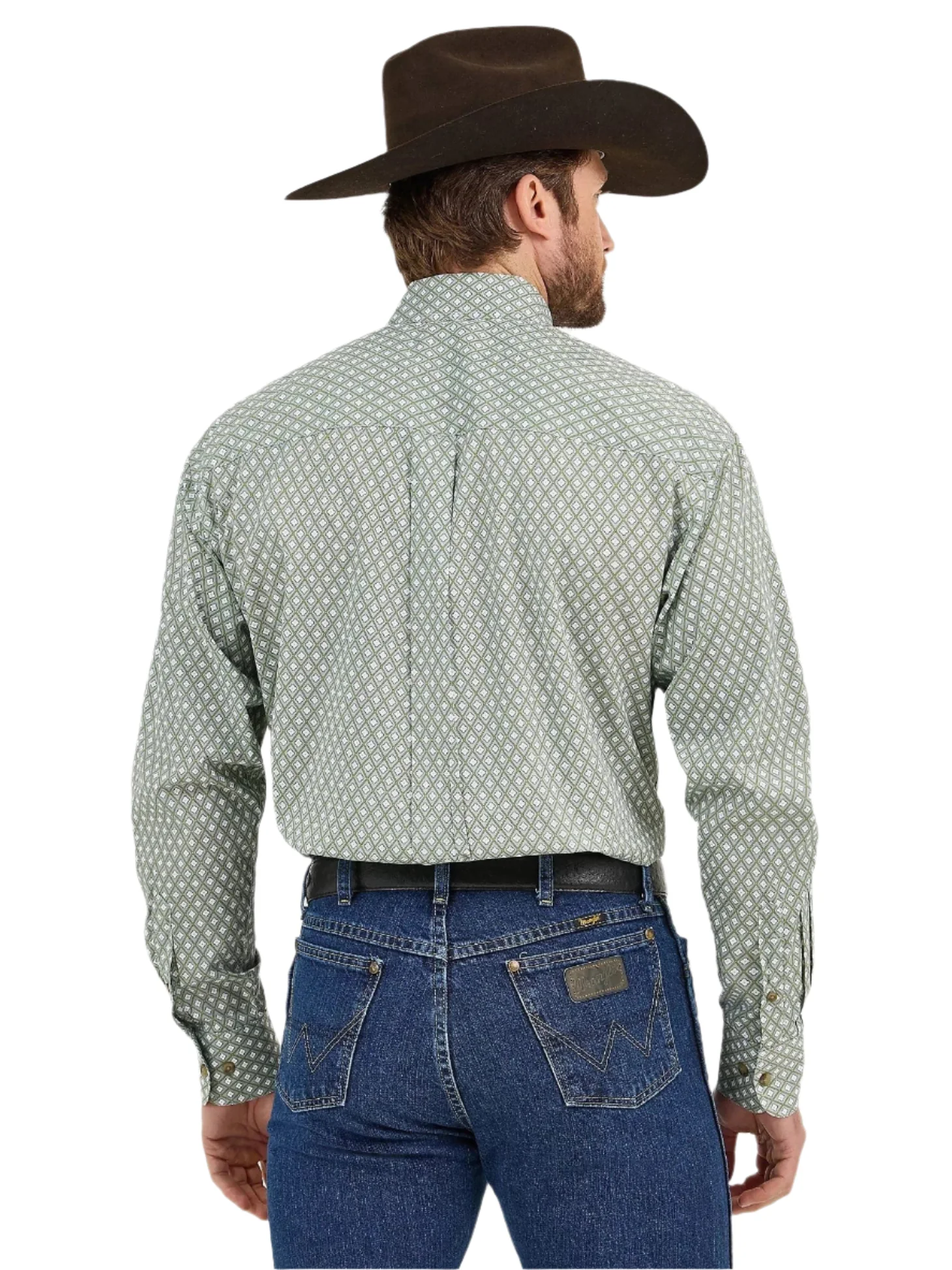 Wrangler Men's George Strait Long Sleeve Button Down Shirt 112359978 - Image 2