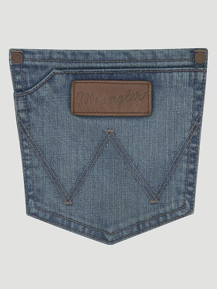 Wrangler Men's Jacksboro Retro Slim Fit Straight Leg Jeans 88MWZJK - Image 5