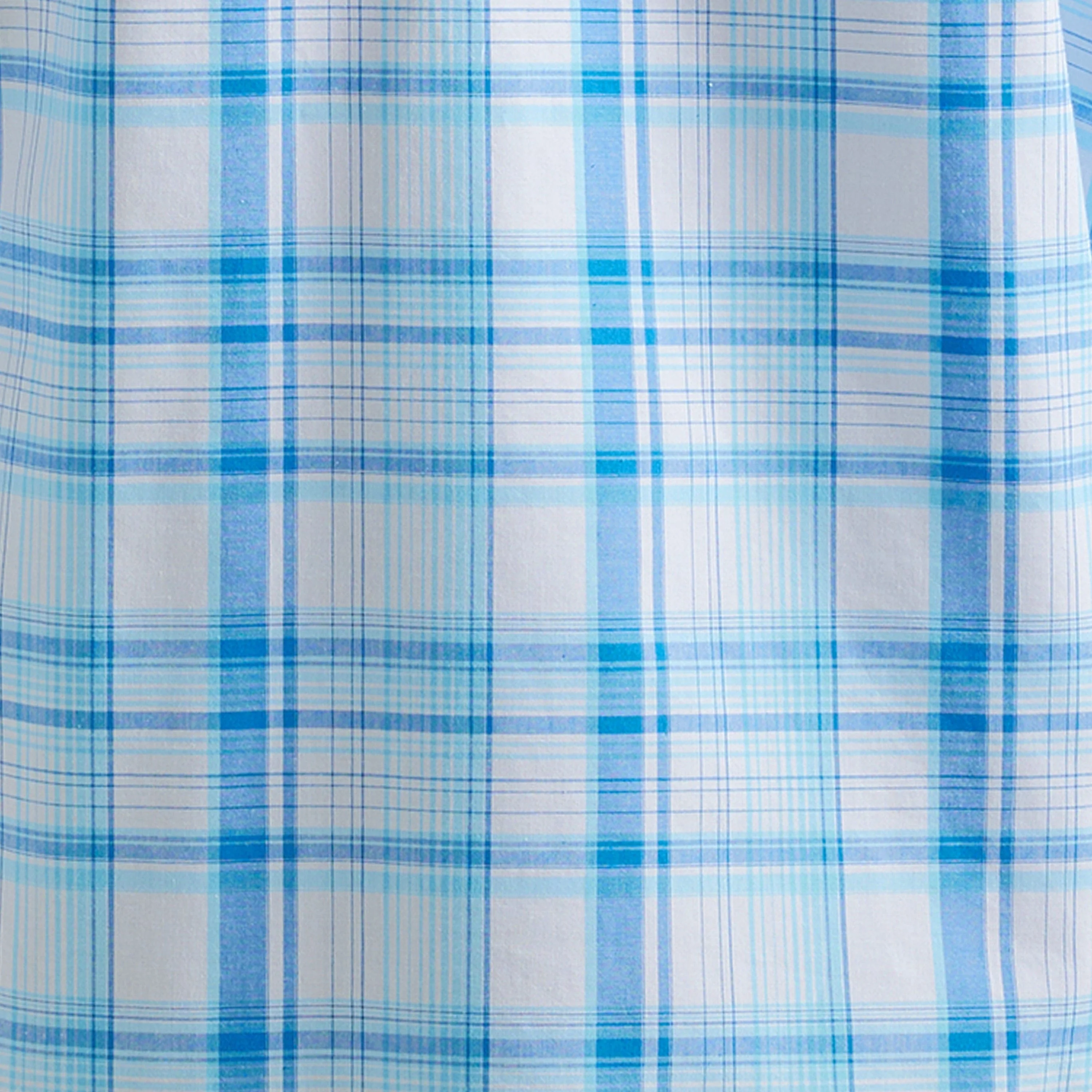 Wrangler Men's Logo Sea Blue Plaid Long Sleeve Western Snap Shirt 112324644 - Image 7