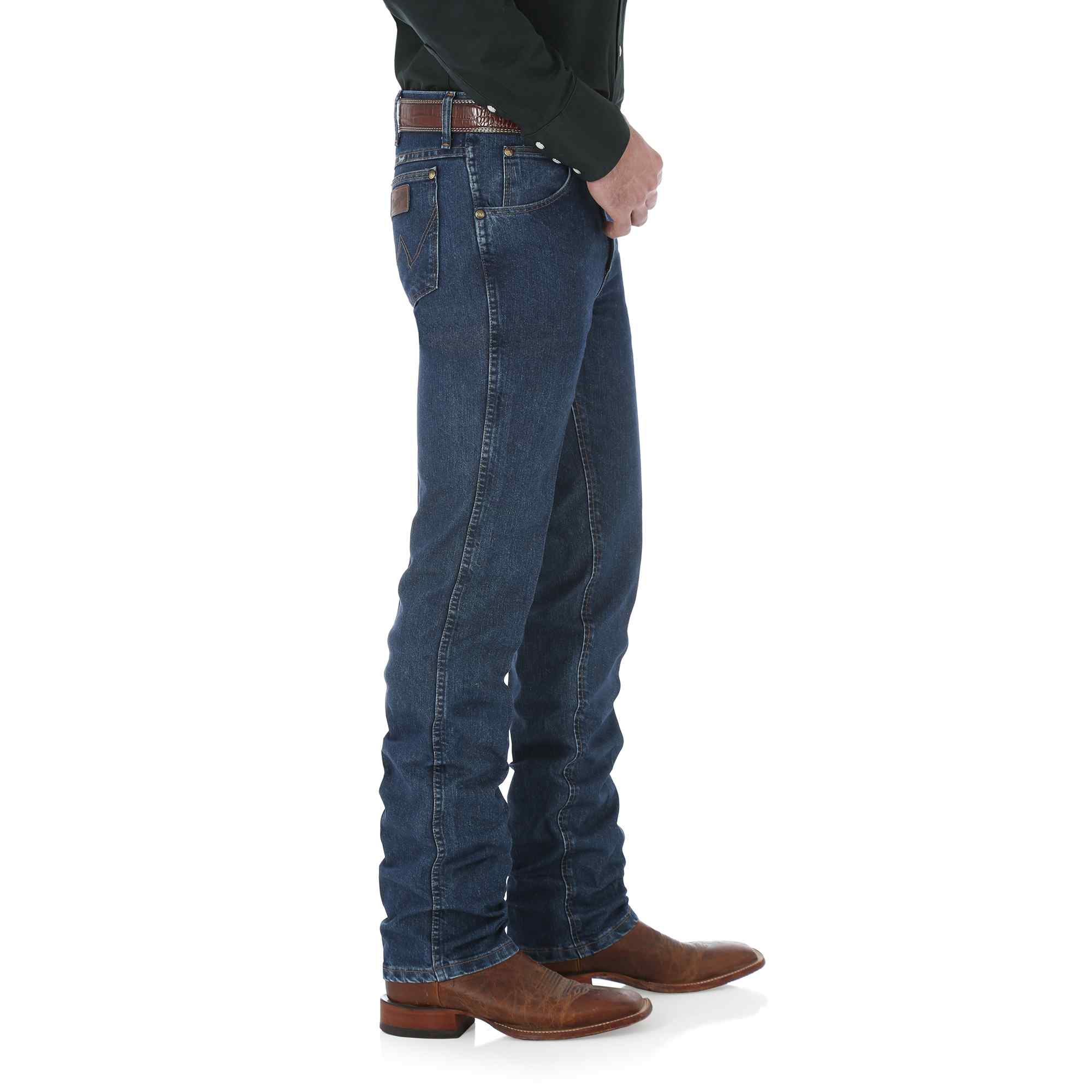 Wrangler Men's Premium Performance Cool Vantage Cowboy Cut Slim Fit Jeans 36MCVDS - Image 4