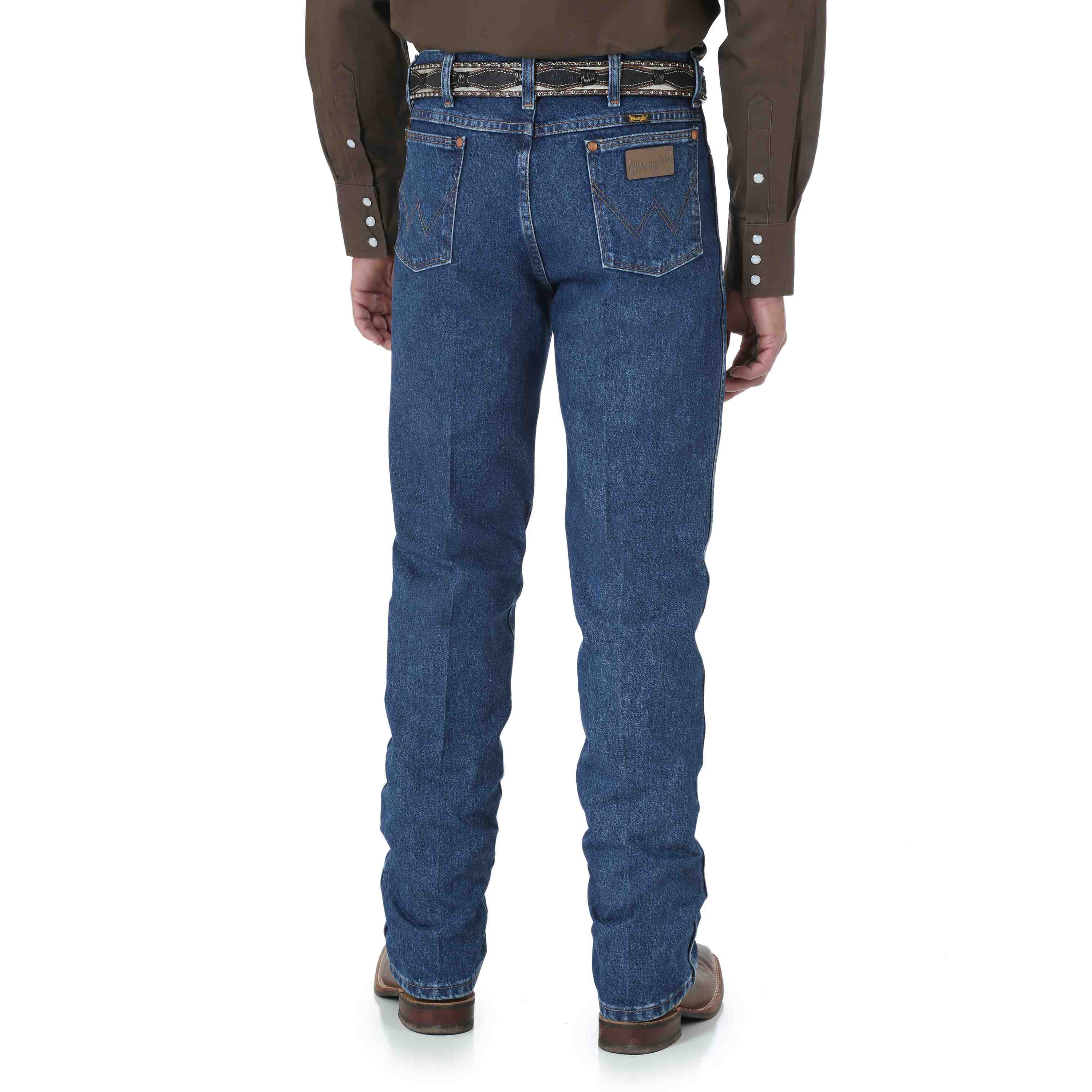 Wrangler Men's Stonewashed Cowboy Cut Slim Fit Jeans 0936GBK - Image 3
