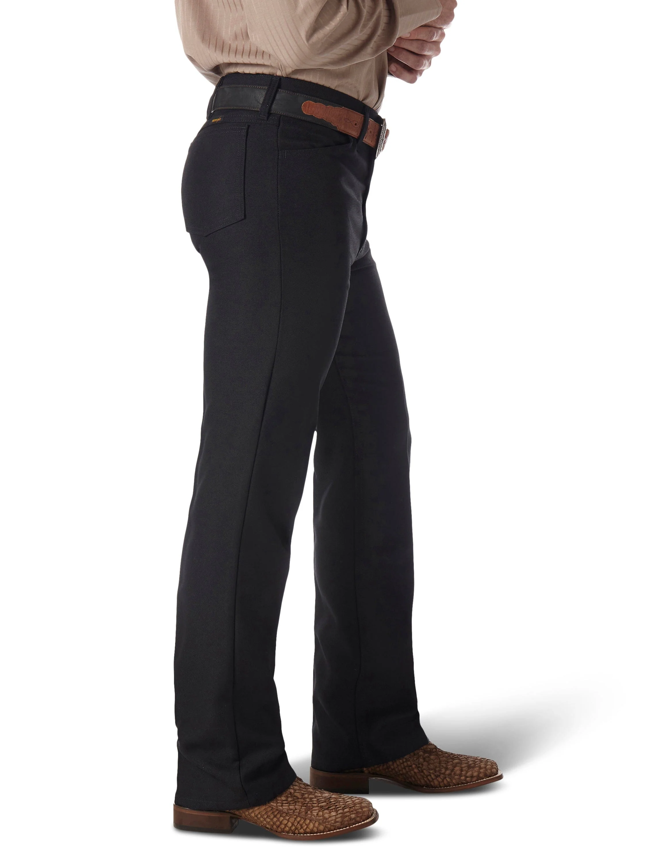 Wrangler Men's Wrancher® Black Dress Jeans 00082BK - Image 2