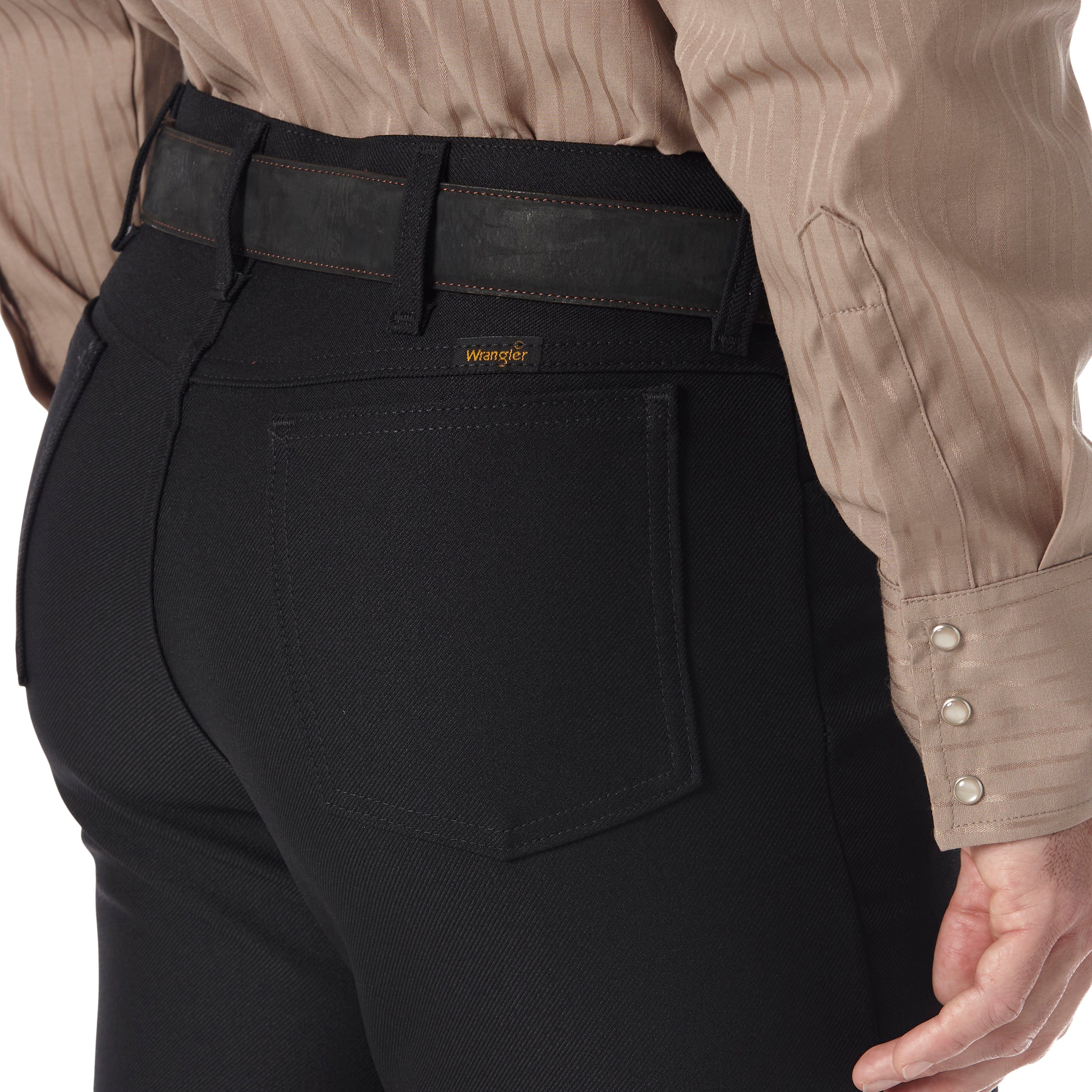 Wrangler Men's Wrancher® Black Dress Jeans 00082BK - Image 5