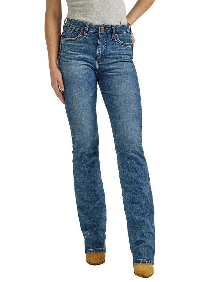 Wrangler Women's Abigail Retro Premium High Rise Bootcut Jeans 112338900