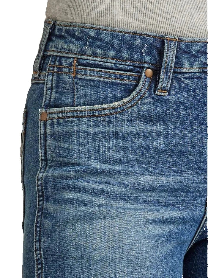 Wrangler Women's Abigail Retro Premium High Rise Bootcut Jeans 112338900 - Image 4