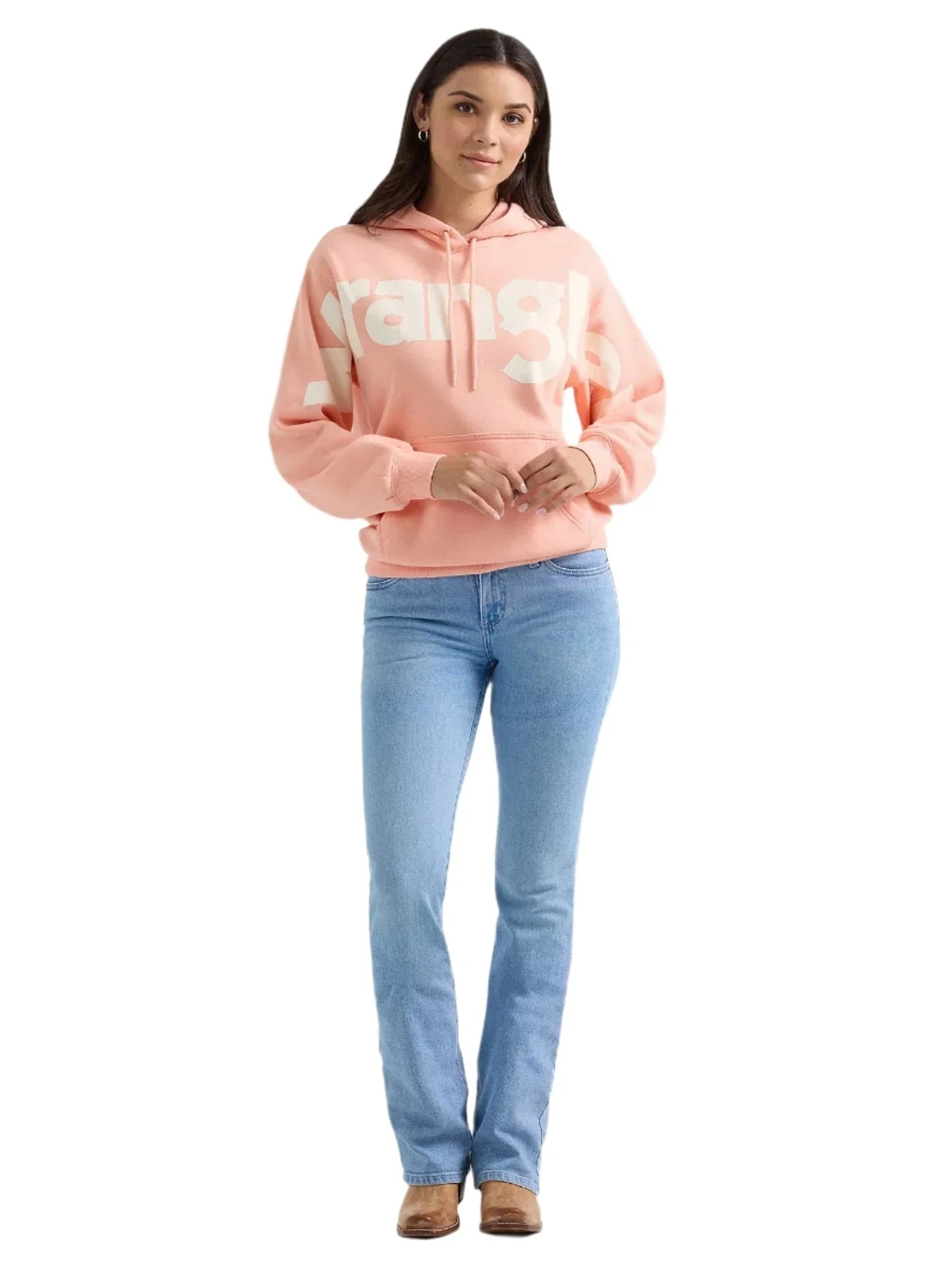 Wrangler Women's Bold Logo Hoodie 112361197 - Image 2