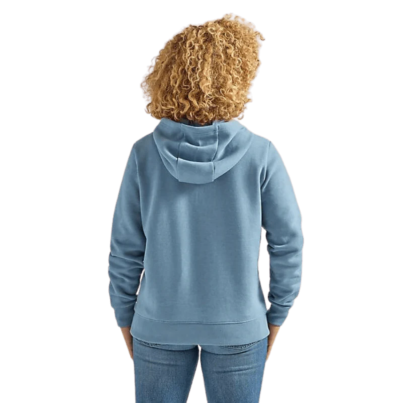 Wrangler Women's Buckin Cowboy Blue Hoodie 112339545 - Image 2