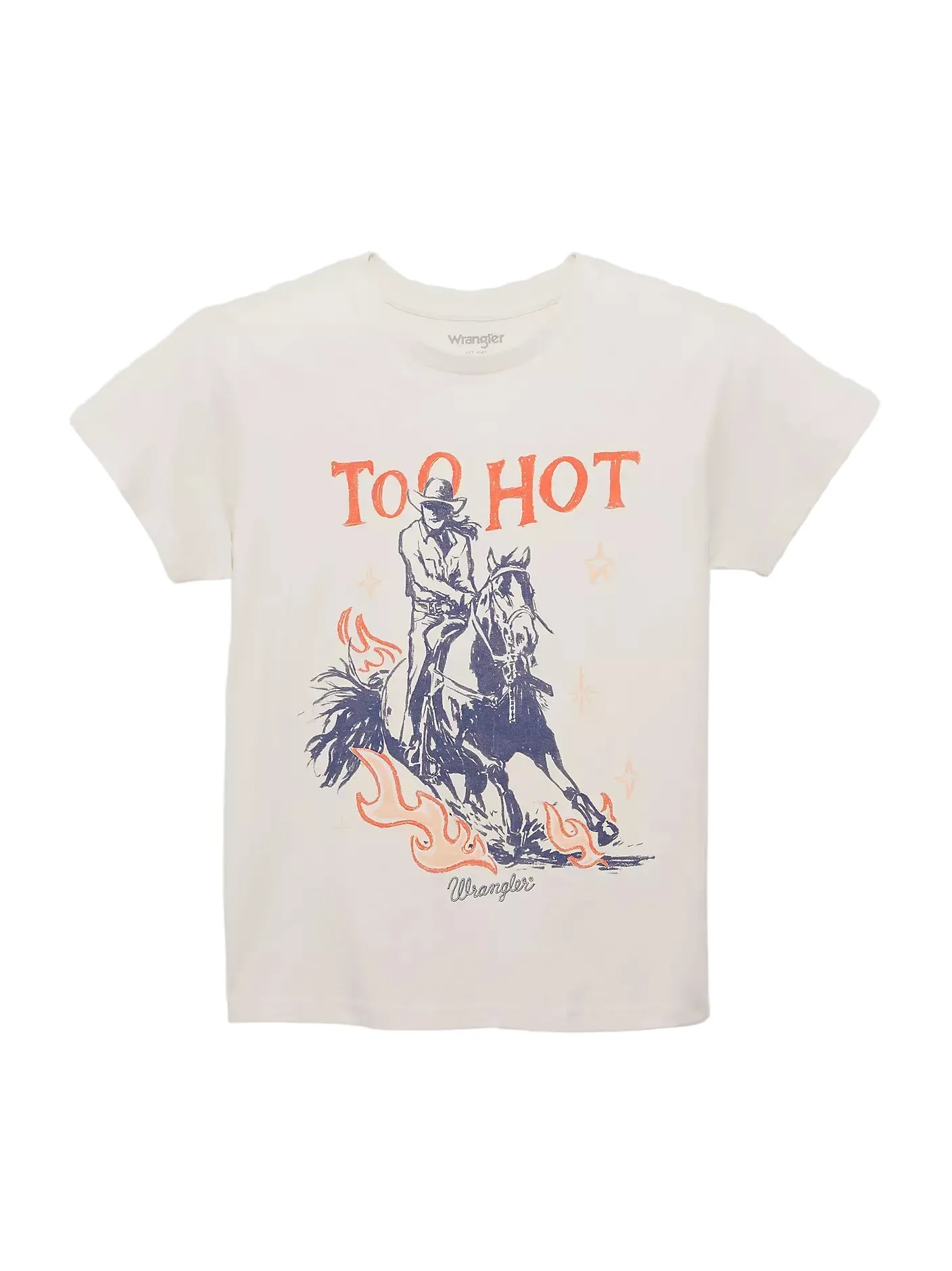 Wrangler Women's Egret Too Hot Retro T-Shirt 112372985