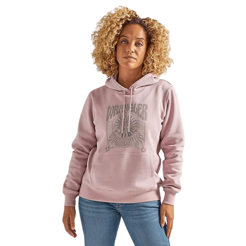Wrangler Women's Groovy Sun Keepsake Lilac Hoodie 112339546