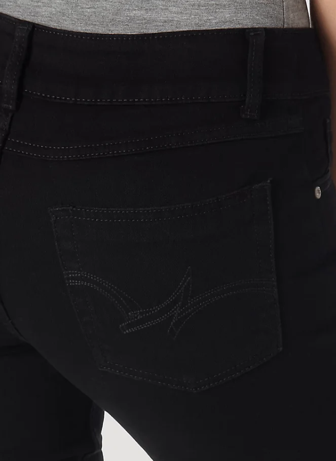 Wrangler Women's Black Bootcut Jeans 09MWZBK - Image 3