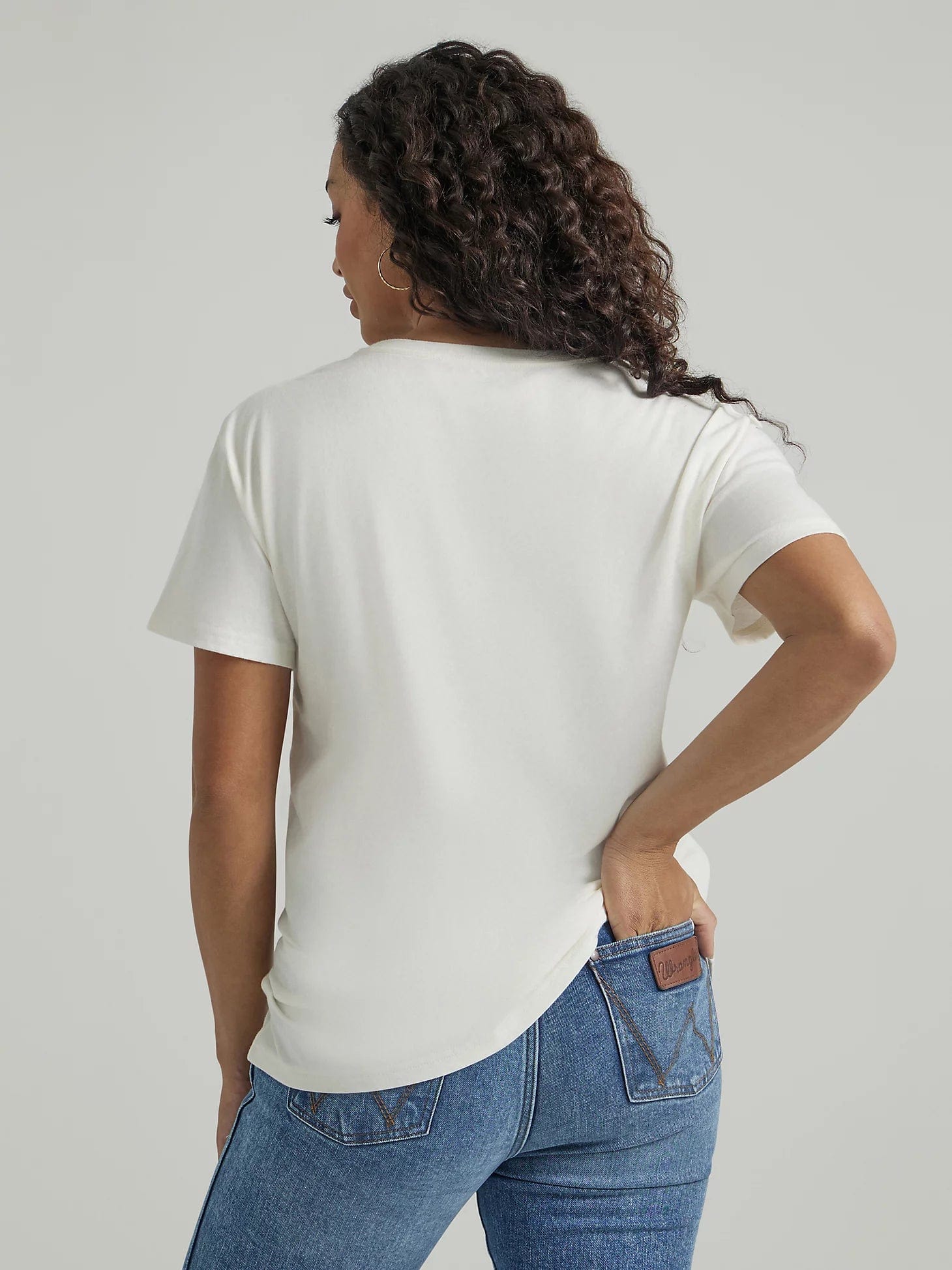 Wrangler Women's Marshmallow Short Sleeve Western Graphic Boyfriend T-Shirt 112347515 - Image 2