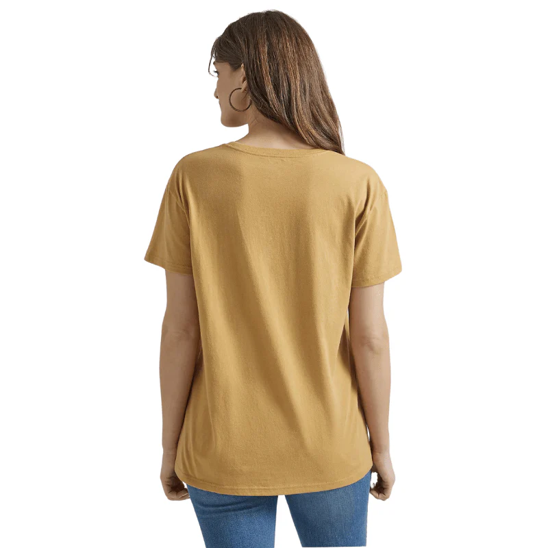 Wrangler Women's Pale Gold Short Sleeve Western Graphic T-Shirt 112347503 - Image 2