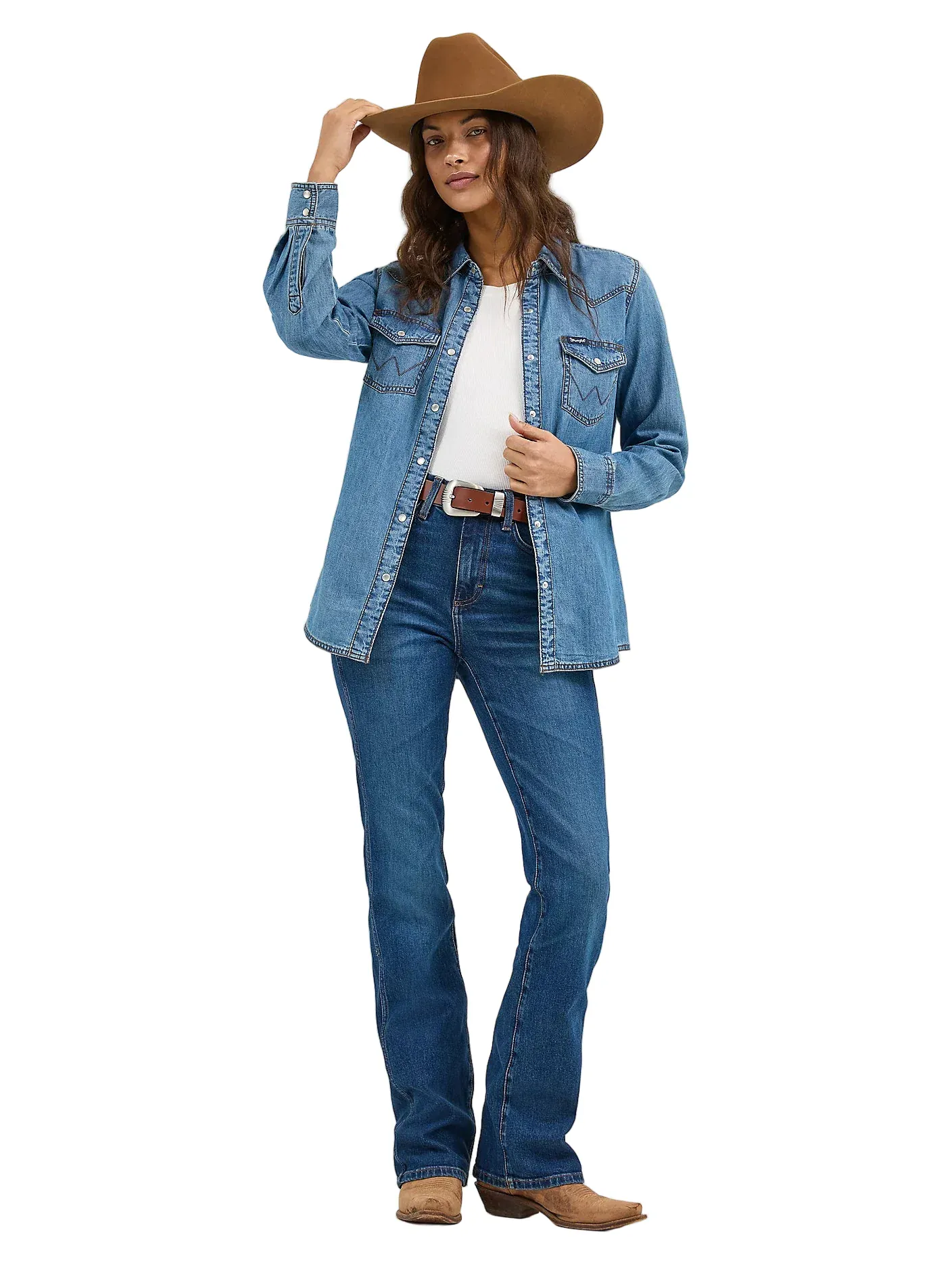 Wrangler Women's Retro Bailey High Rise Bootcut Jeans 112352982
