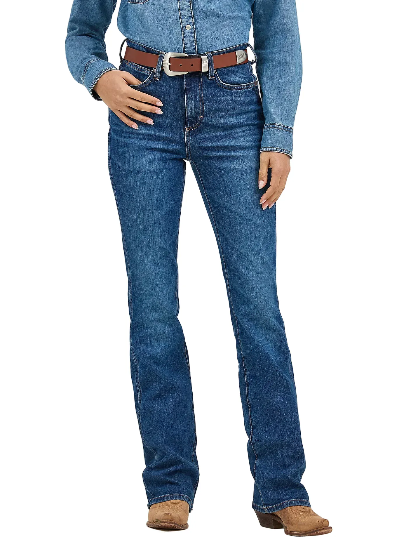 Wrangler Women's Retro Bailey High Rise Bootcut Jeans 112352982 - Image 2