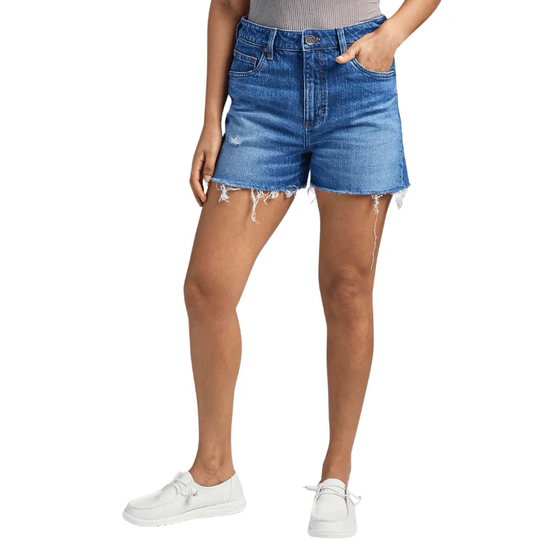 Wrangler Women's Retro Bailey High Rise Cut Off Denim Shorts 112344625 - Image 2