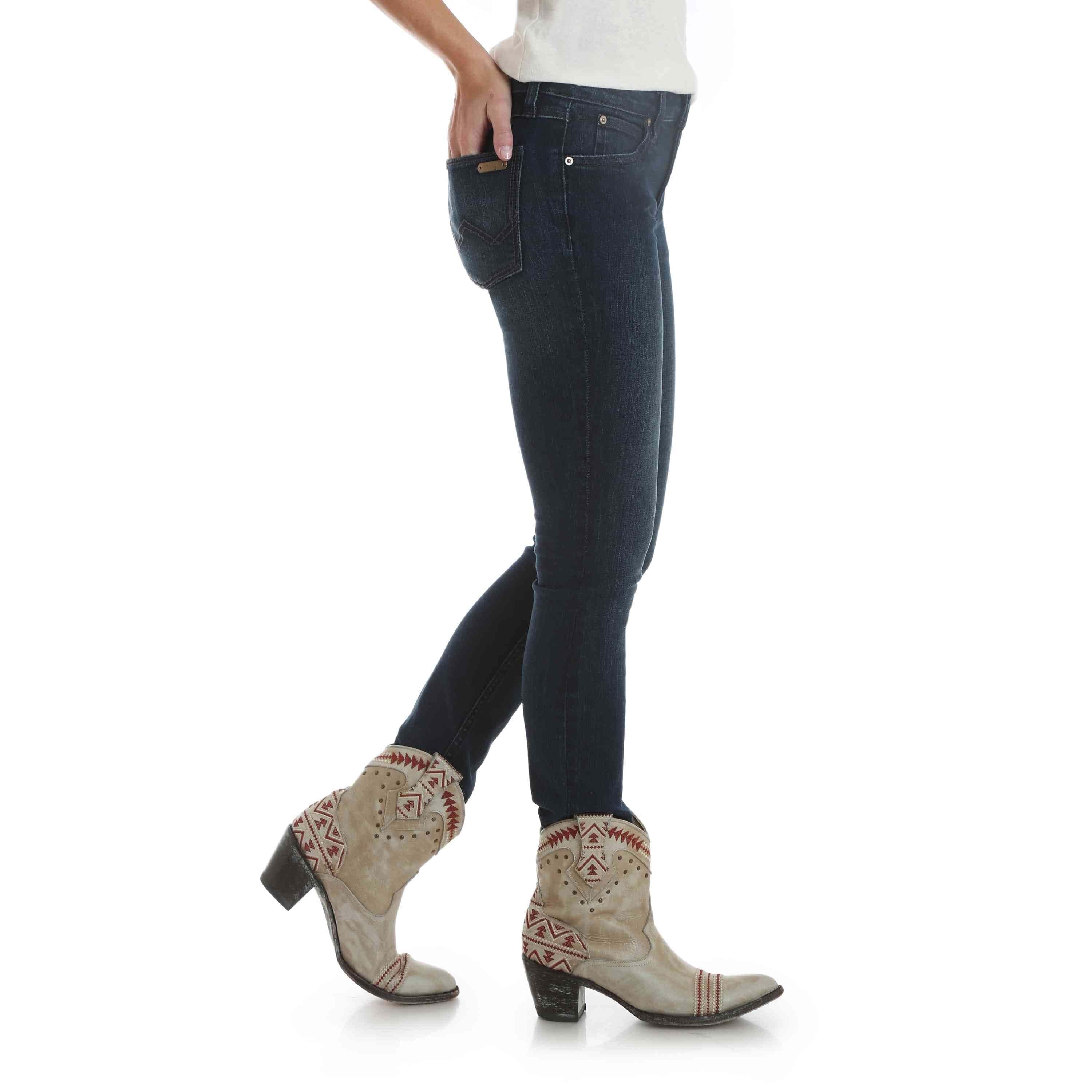 Wrangler Women's Retro Mae Mid-Rise Skinny Jeans 09MWSDP - Image 3