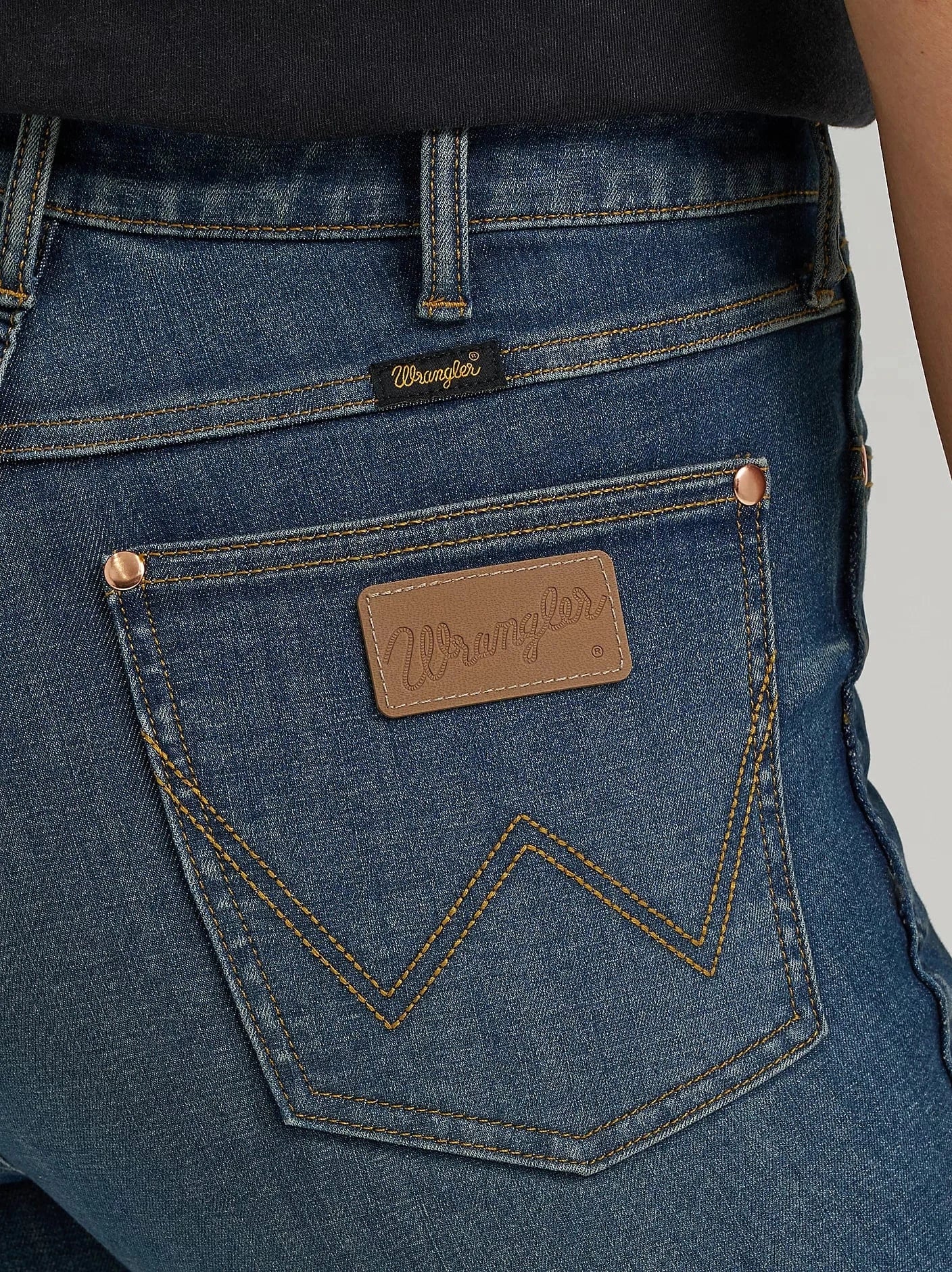 Wrangler X Lainey Wilson Women's Boho Wash Boot Hugger Jeans 112370404 - Image 6