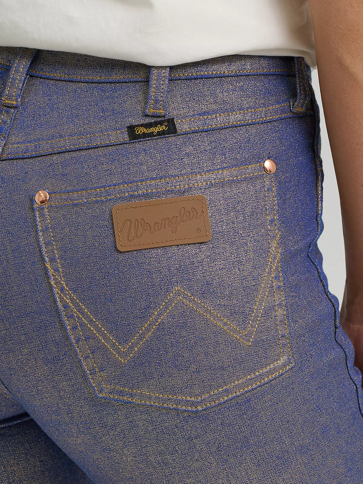 Wrangler X Lainey Wilson Women's Glitter Flare Jeans 112373925 - Image 5