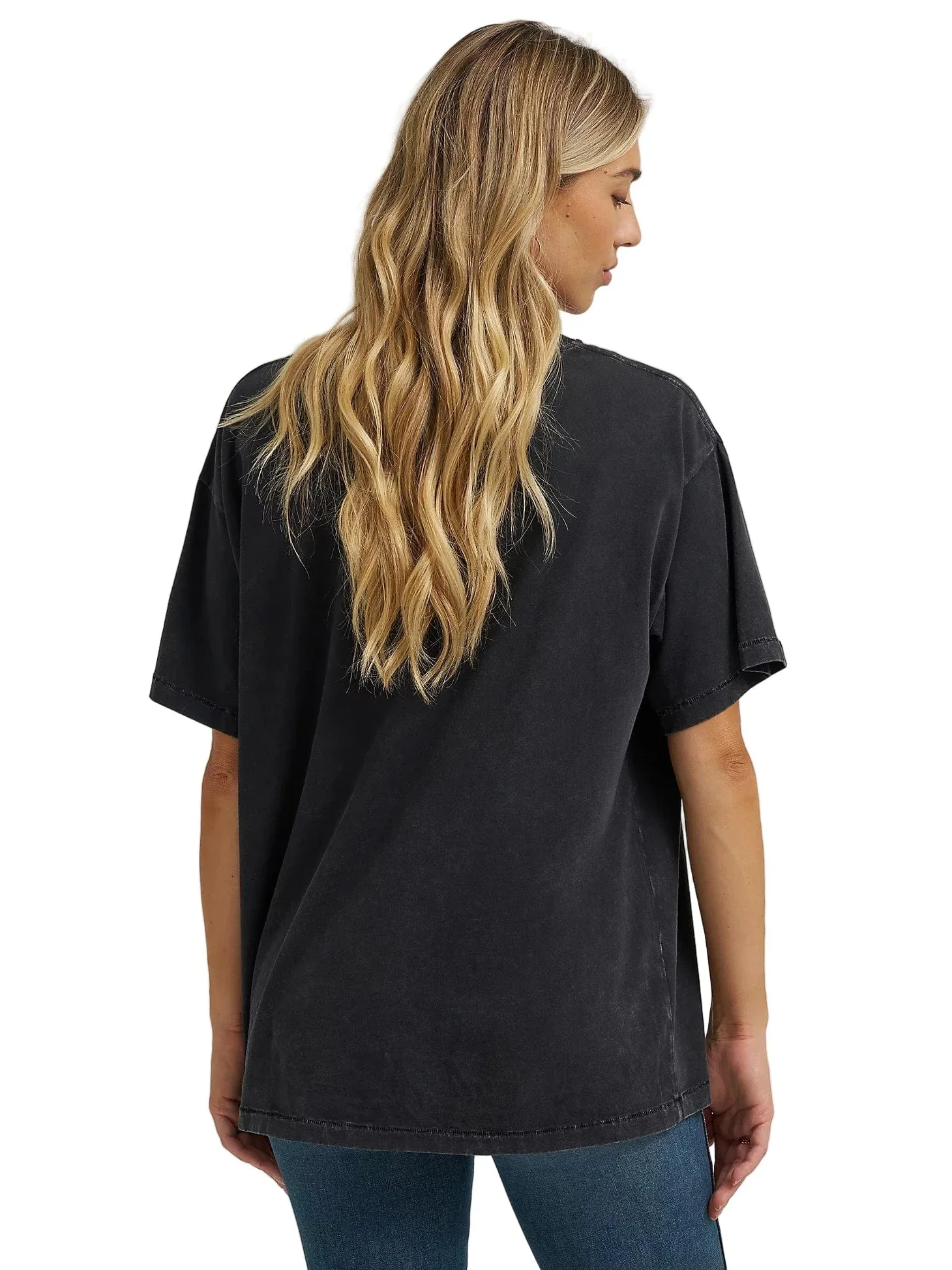 Wrangler X Lainey Wilson Women's Oversized Horse Graphic T Shirt 112370411 - Image 4