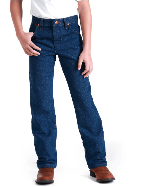 Wrangler Young Men's Cowboy Cut Indigo Wash Original Fit Jeans 13MWSPI