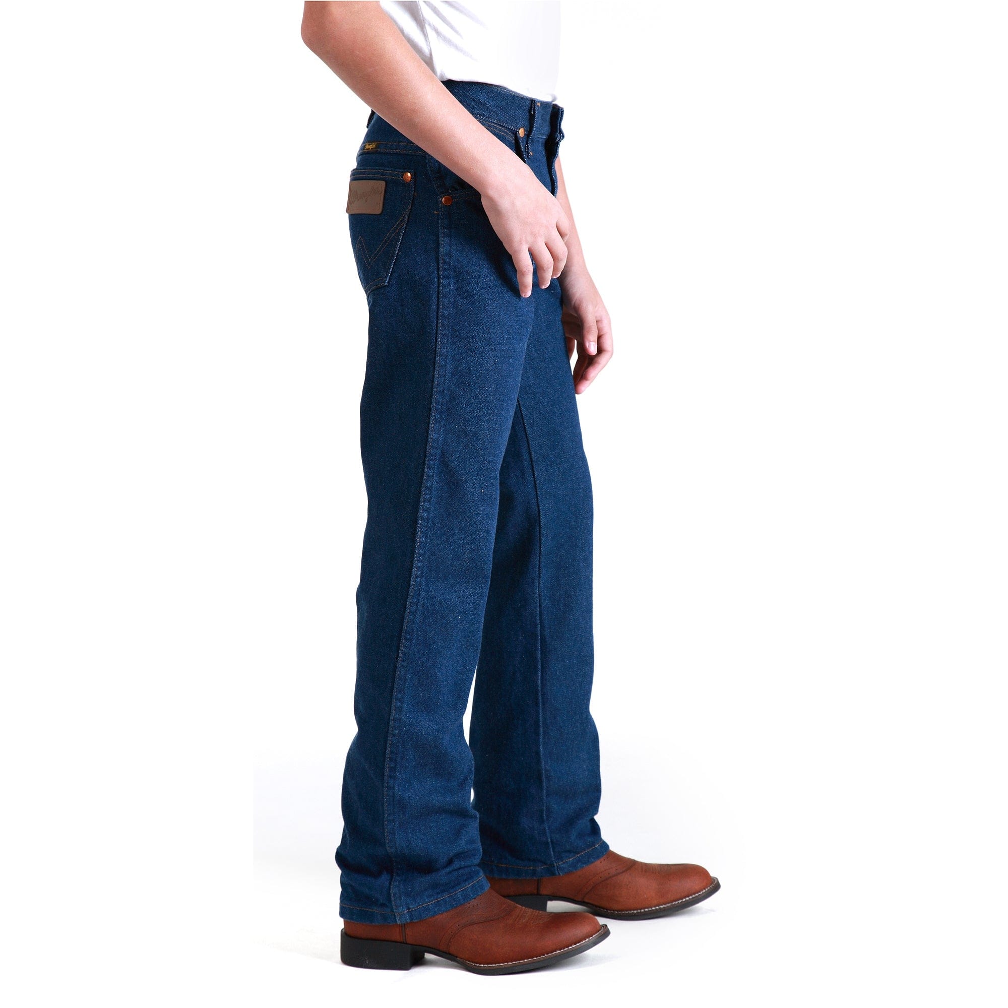 Wrangler Young Men's Cowboy Cut Indigo Wash Original Fit Jeans 13MWSPI - Image 2