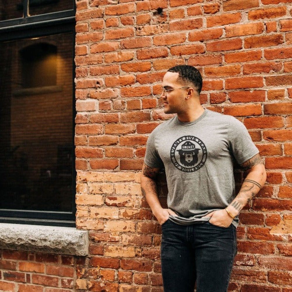 WYR Smokey Bear 75 Years of Vigilance Crewneck Tee - Image 2