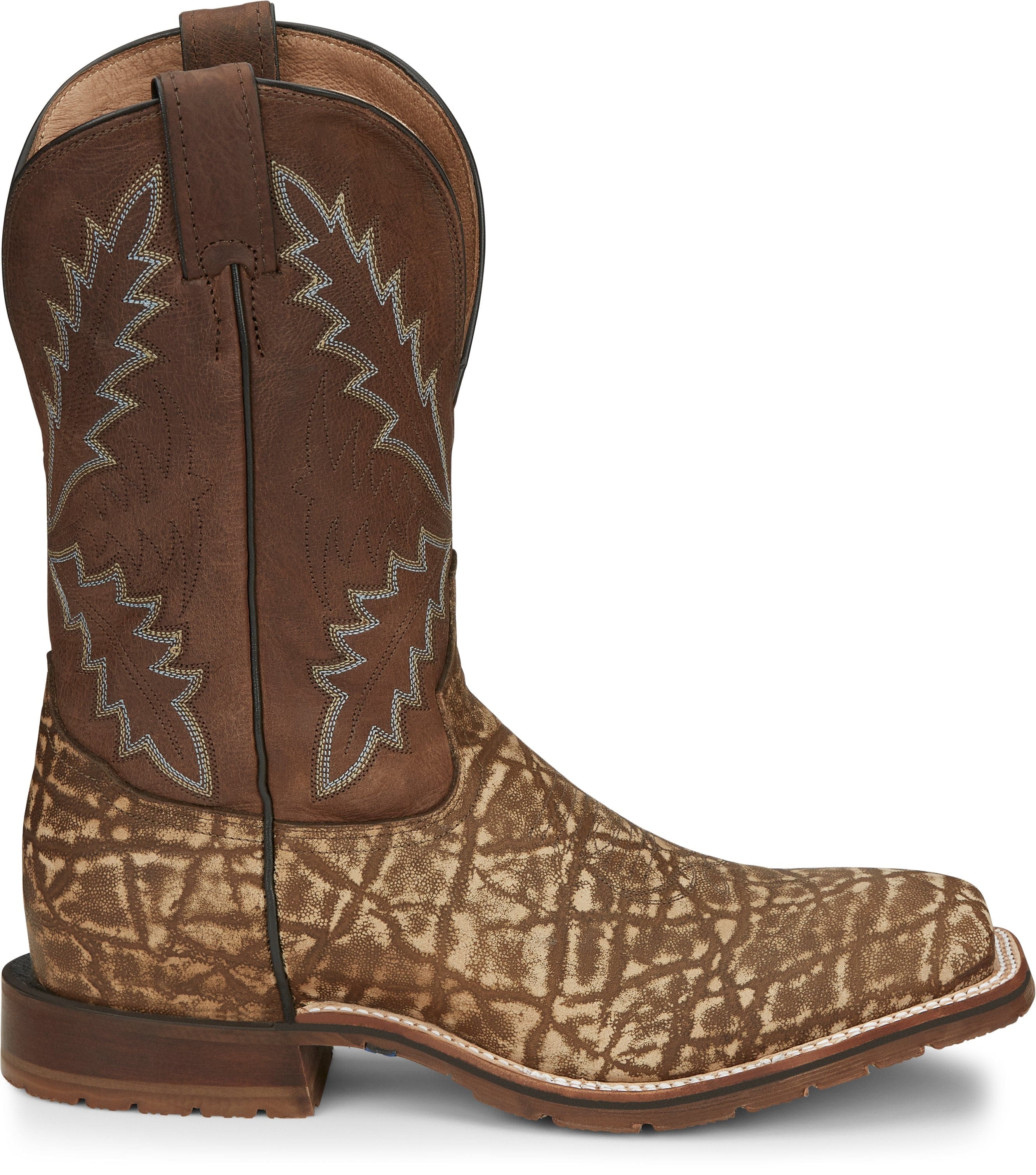 Tony Lama Men's Bowie Taupe Western Boots XT5103 - Image 3