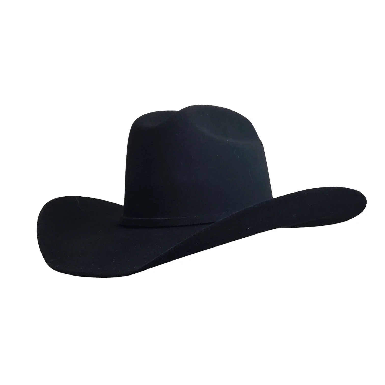 Gone Country Yellowstone Black - Wool Cashmere Cowboy Hat