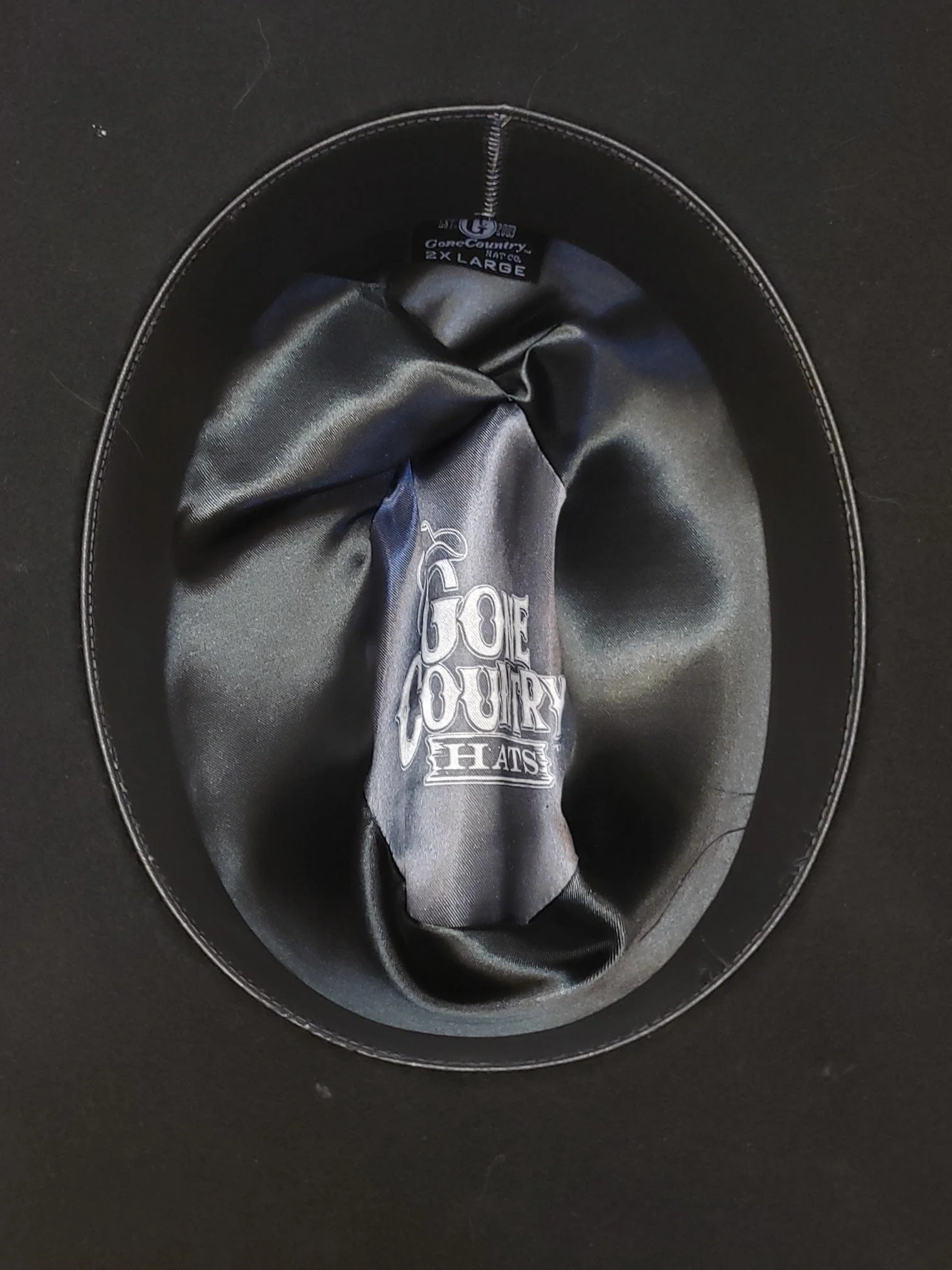 Gone Country Yellowstone Black - Wool Cashmere Cowboy Hat - Image 2