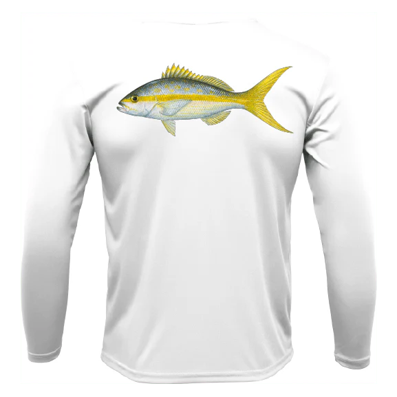 Yellowtail Long Sleeve UPF 50+ Dry-Fit Shirt