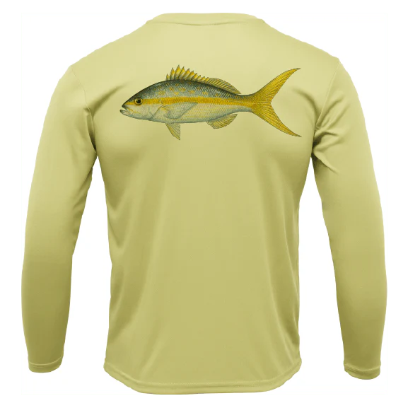 Yellowtail Long Sleeve UPF 50+ Dry-Fit Shirt - Image 3