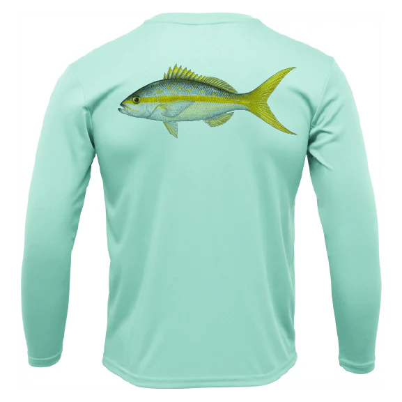 Yellowtail Long Sleeve UPF 50+ Dry-Fit Shirt - Image 7