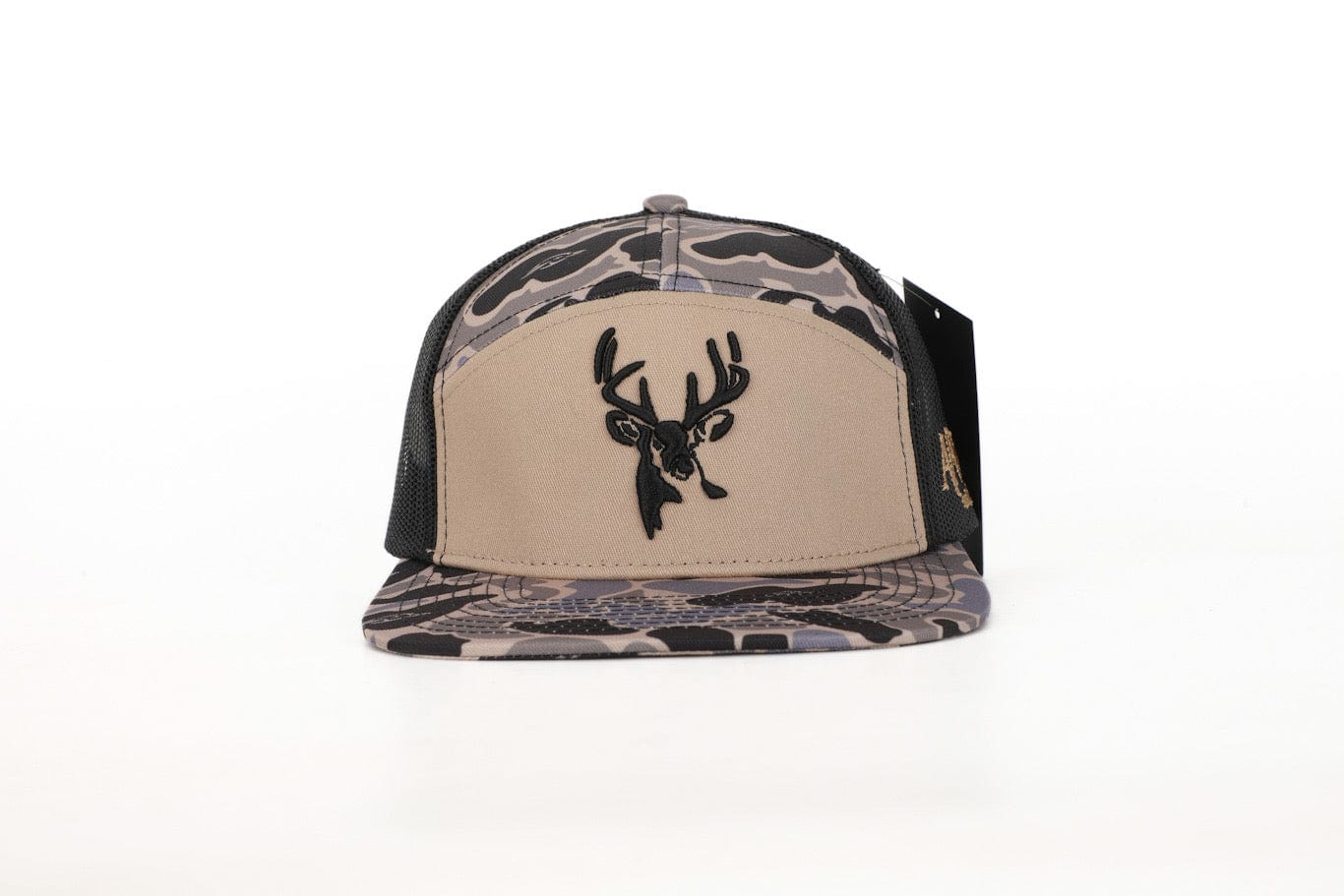 Youth 7 Panel Hardwoods-II 3 D Puff Deer Head w/ Black Mesh - Image 3